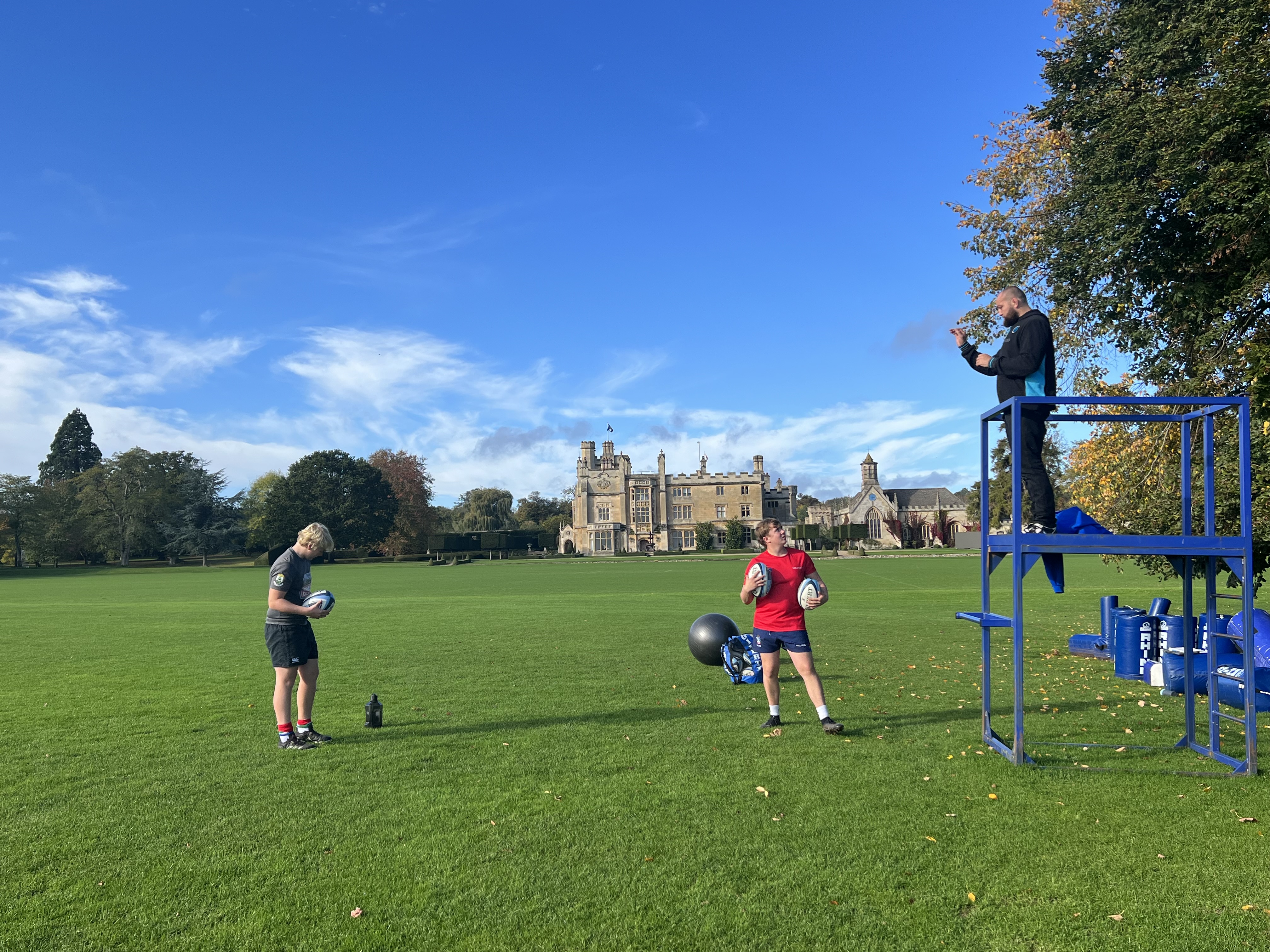 Lineout throwing session with Tom Dunn